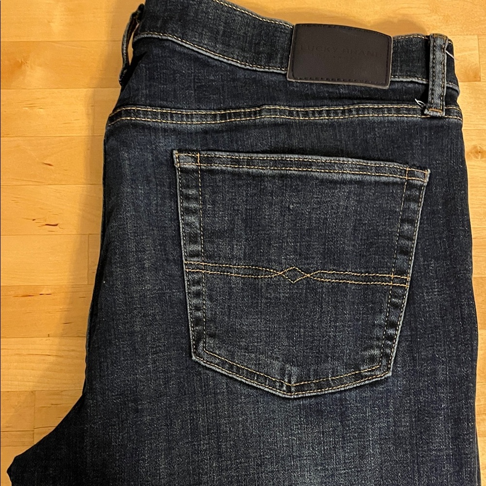 Lucky Brand 363 Vintage Dark Blue Jeans- Men’s - 32 Length